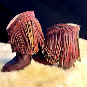 Distressed Freebird by Steven Tonto Ankle Bootie